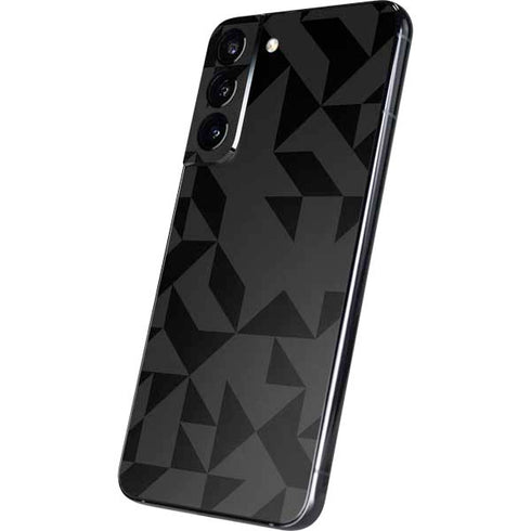 Black Geometric Galaxy S22 Plus Skin